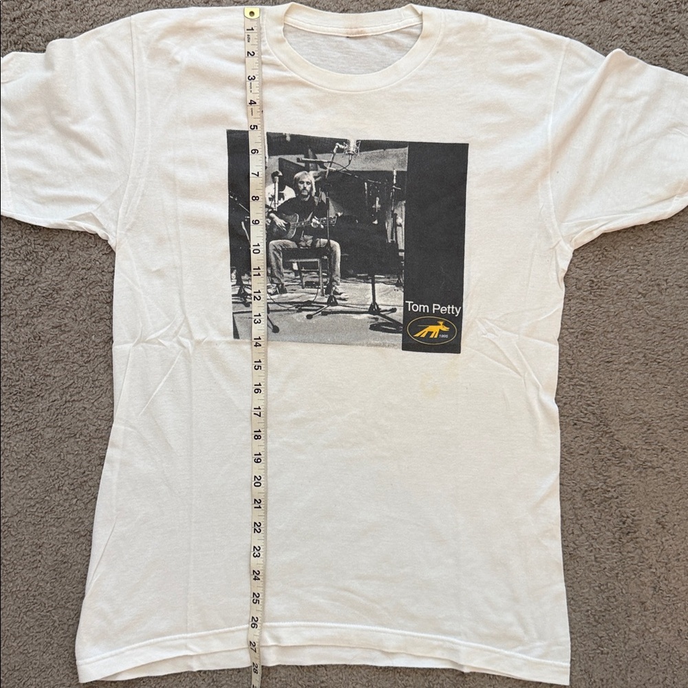 Tom Petty 1995 Vintage Shirt - White - Size Medium Dogs With Wings Tour - Picture 5 of 5